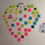 Post-it Wall Messages